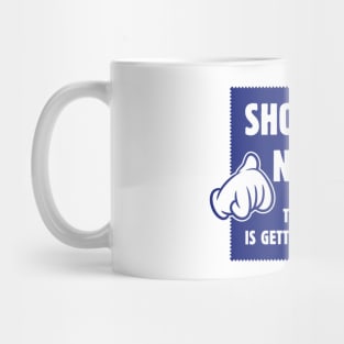 Shocking News: This Guy Is Getting Married! (Groom / Stag Party / Blue) Mug